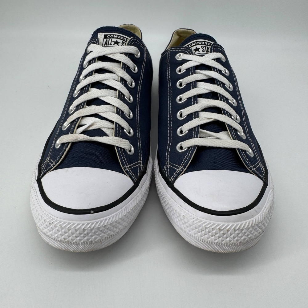 Converse Chuck Taylor Low Top Shoes M10.5 W12.5 Navy Retro Skater Indie Classic - Picture 2 of 9